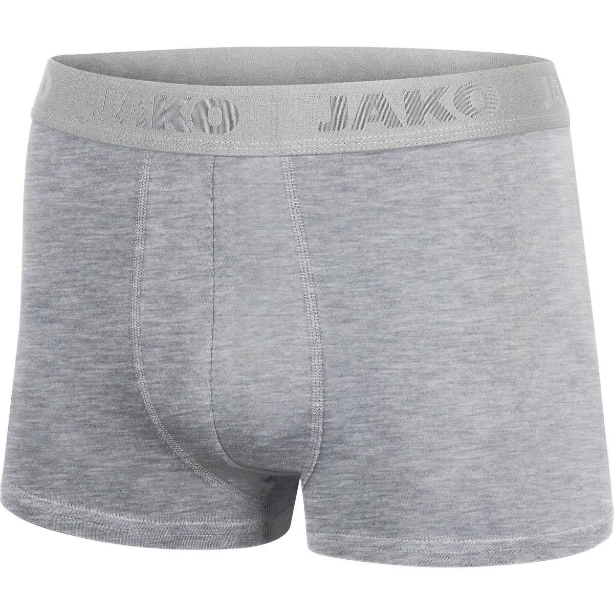 Jako Boxershort Premium 2er Pack Herren grau meliert