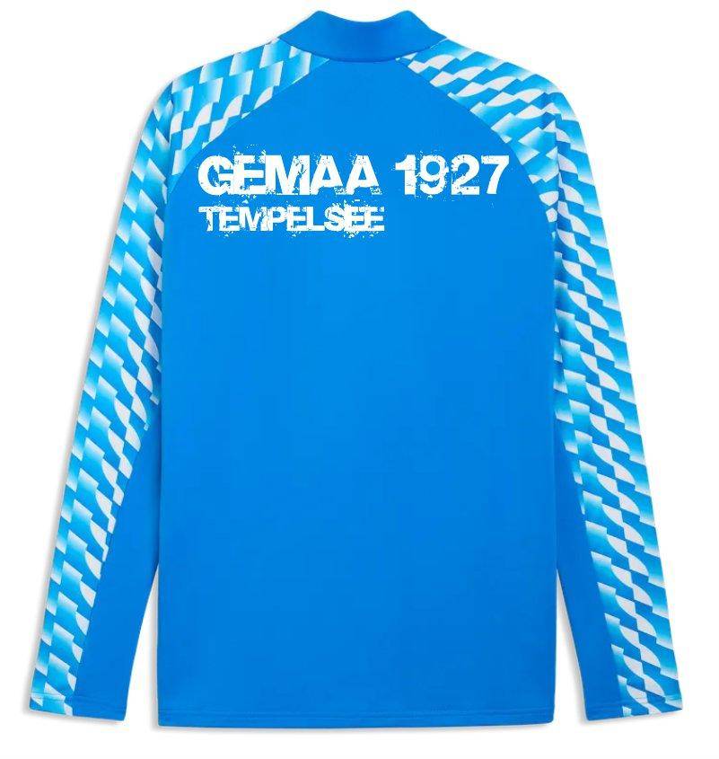 Puma teamLIGA26 Training Ziptop Kinder blau Gemaa