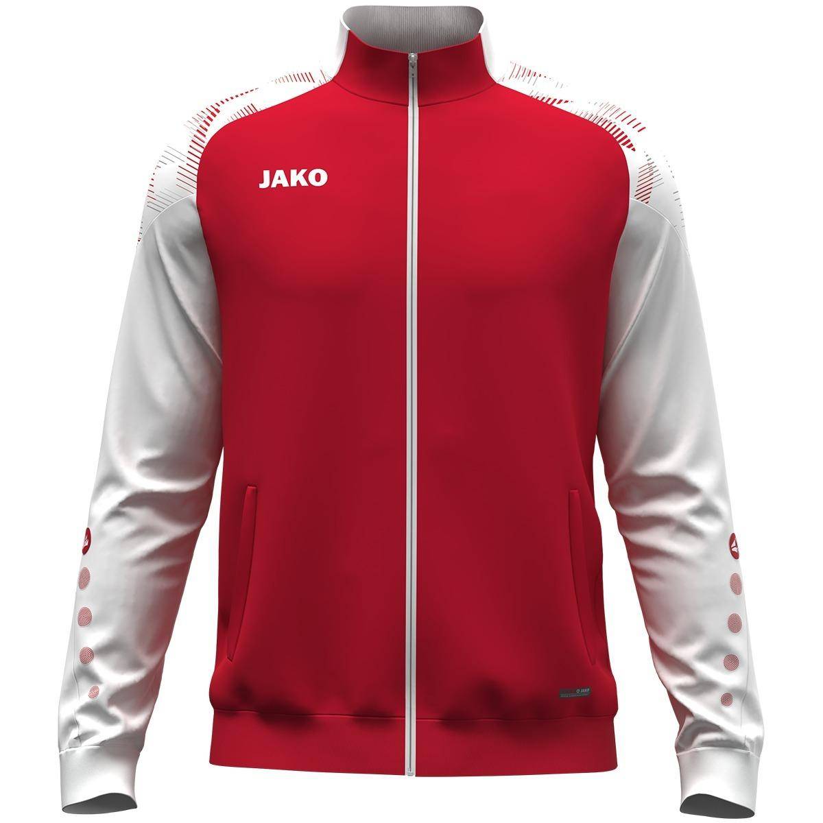 Jako Polyesterjacke Sonic Kinder rot/weiß