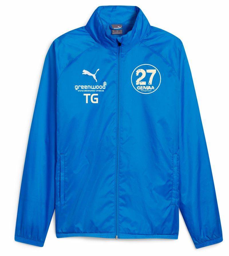 Puma teamGOAL Allwetterjacke Kinder blau Gemaa