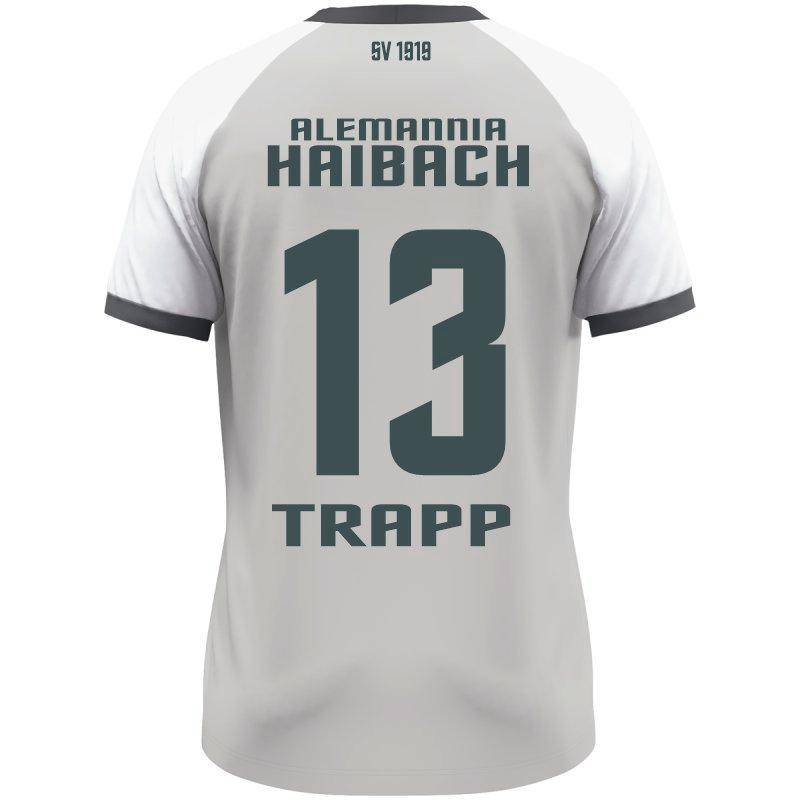 AWAY Trikot Alemannia Haibach 25/26 hellgrau