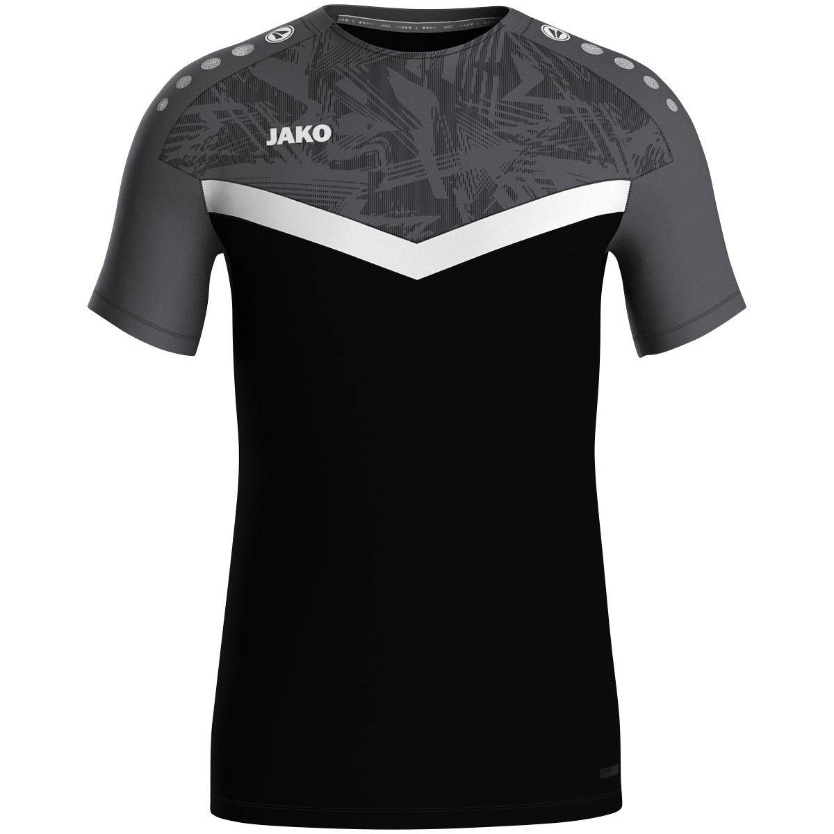 Jako T-Shirt Iconic Herren schwarz/anthrazit