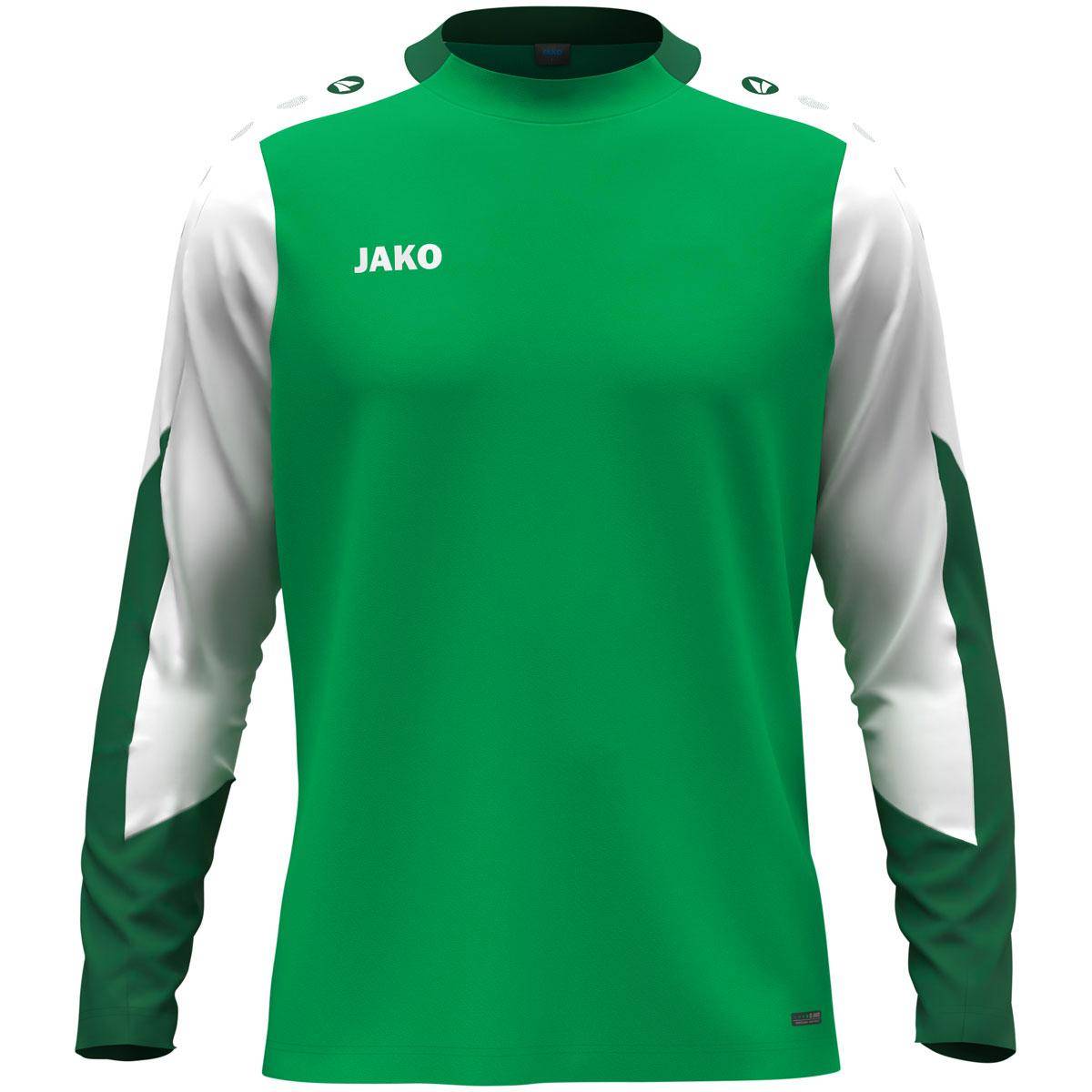 Jako Longsleeve Dynamic Kinder grün/weiß/dunkelgrün