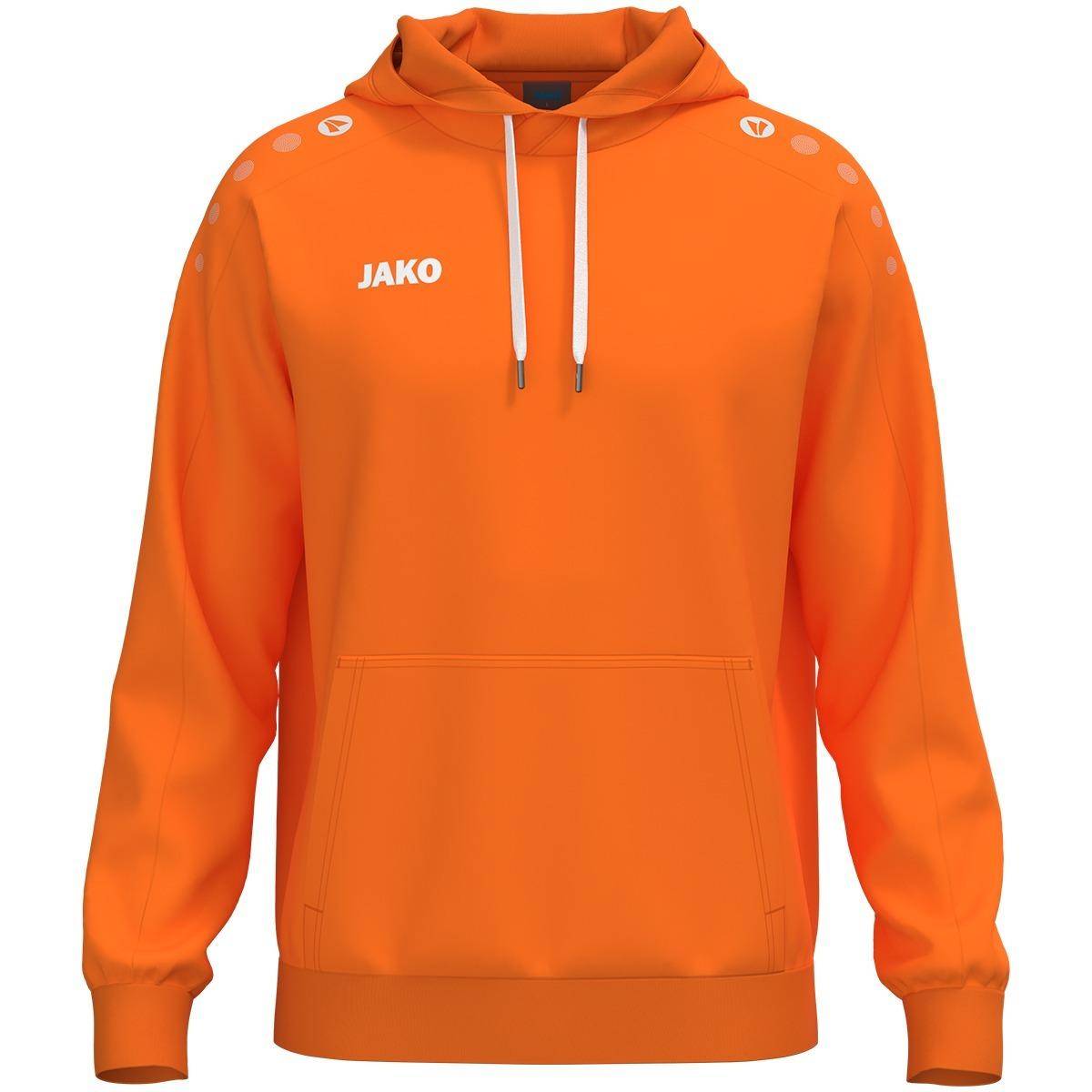Jako Kapuzensweat One Cotton Kinder neonorange