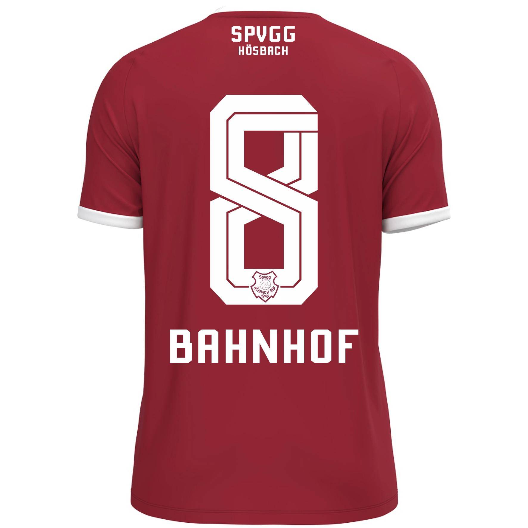 Bahnhöfer Home Trikot One KA bordeaux
