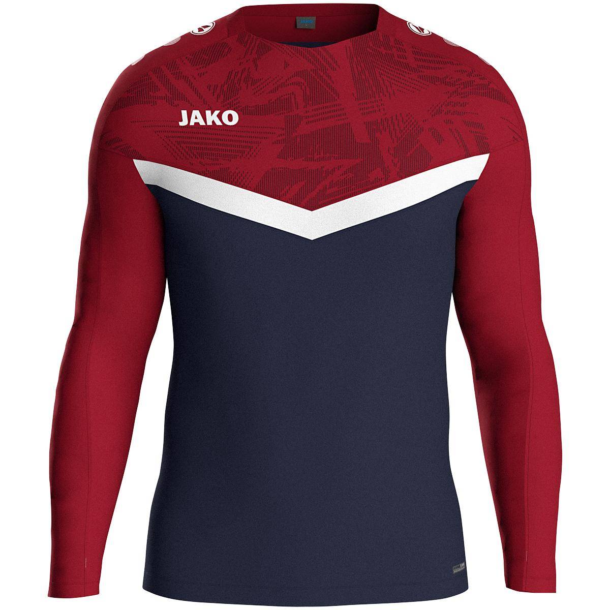 Jako Sweat Iconic Herren marine/ chili rot