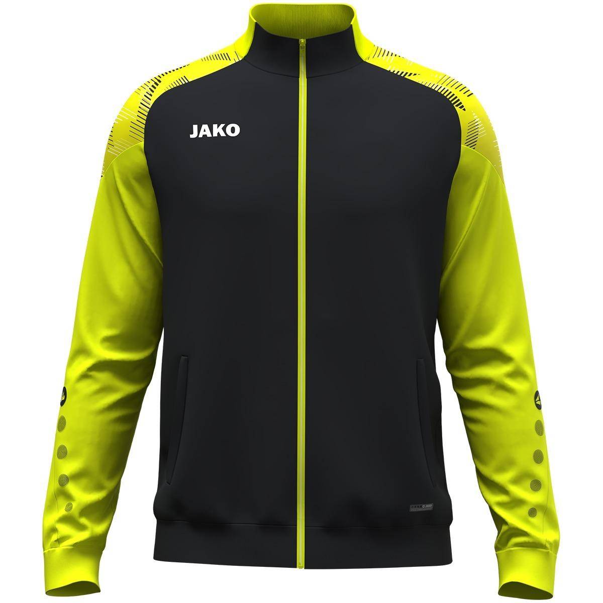 Jako Polyesterjacke Sonic Kinder schwarz/neongelb