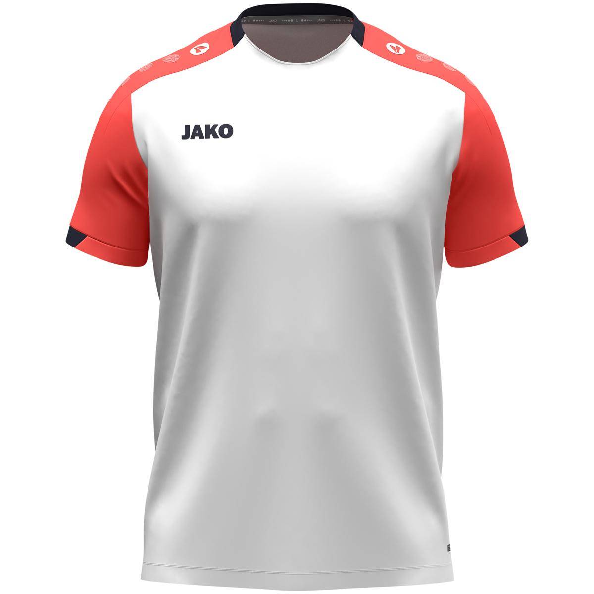 Jako T-Shirt Dynamic Herren weiß/coral/marine