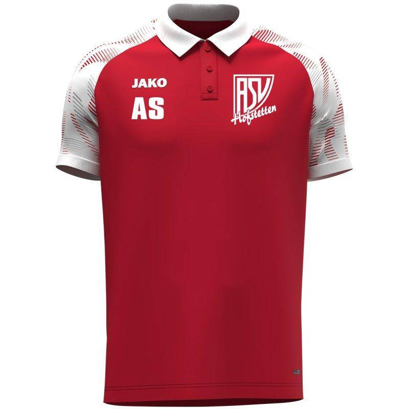 Jako Polo Sonic Herren ASV Hofstetten rot/weiß