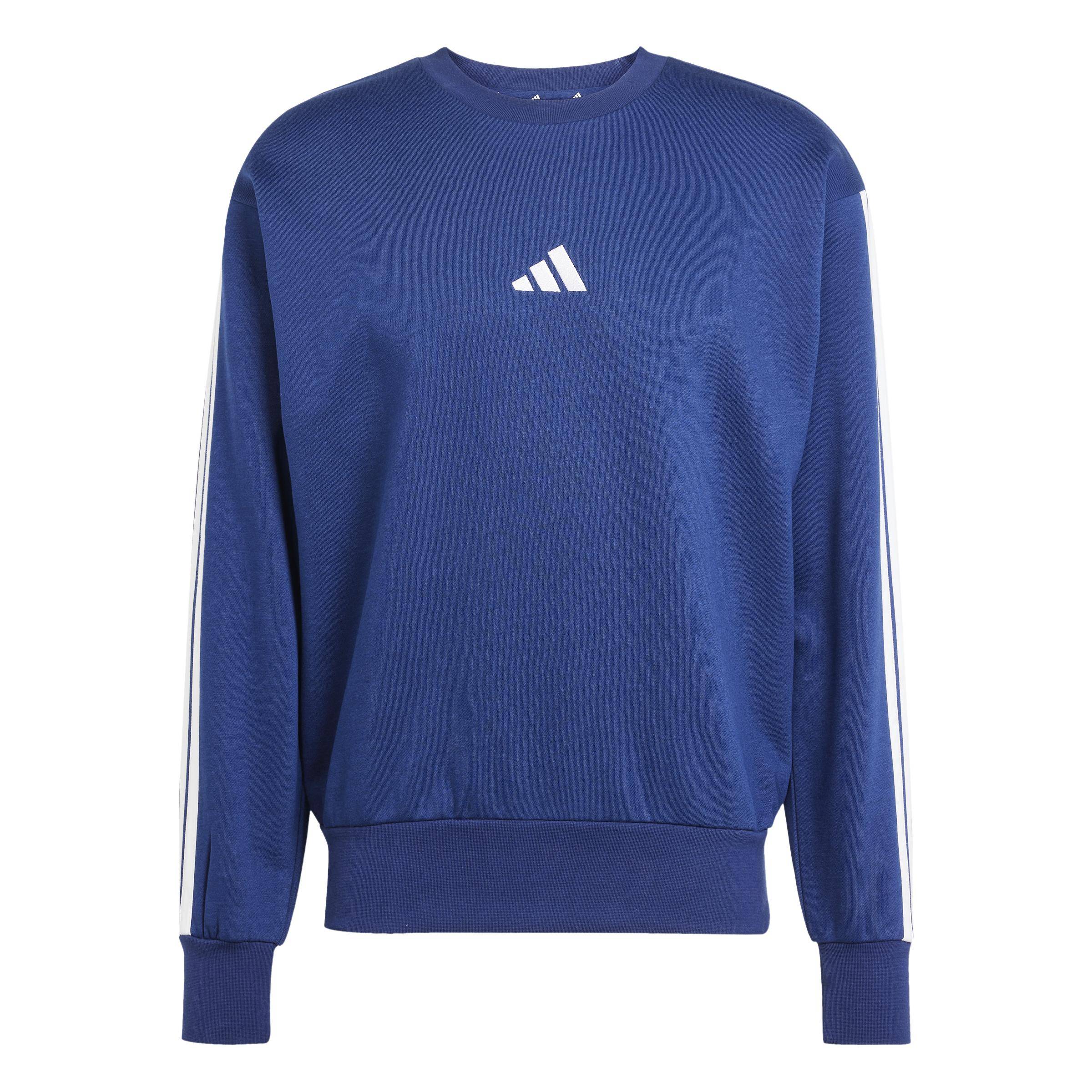 Adidas Essentials Sweatshirt Herren 3S dunkelblau/weiß Adidas Essentials Sweatshirt Herren 3S dunkelblau/weiß
