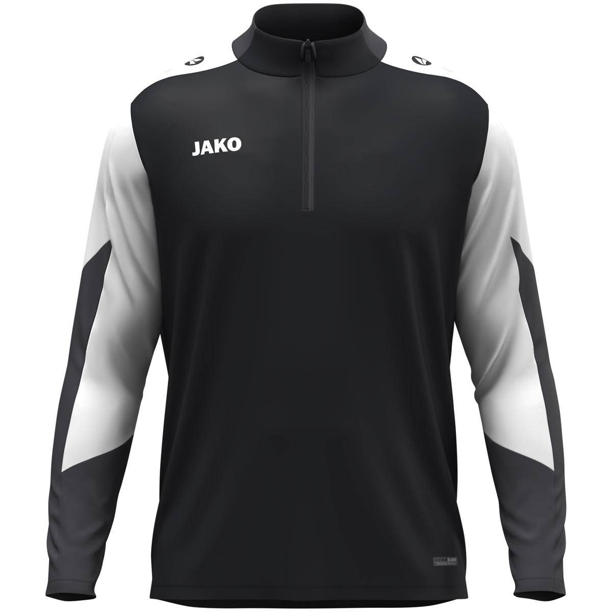 Jako Ziptop Dynamic Kinder schwarz/weiß/anthrazit