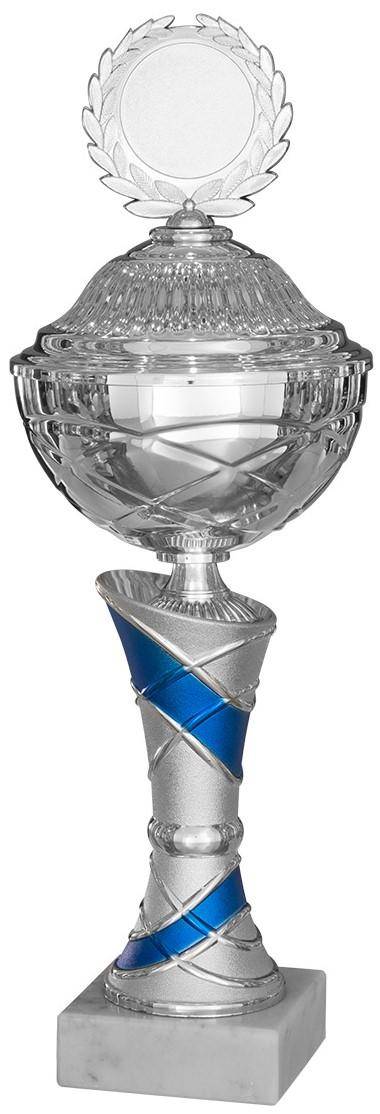Pokal Prestige Blau silber
