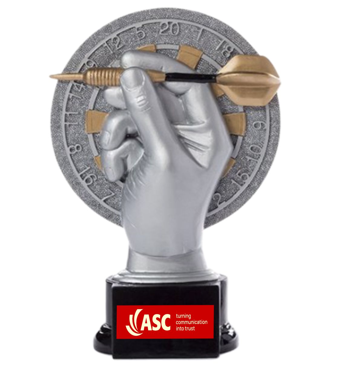 Pokal Bullseye silber