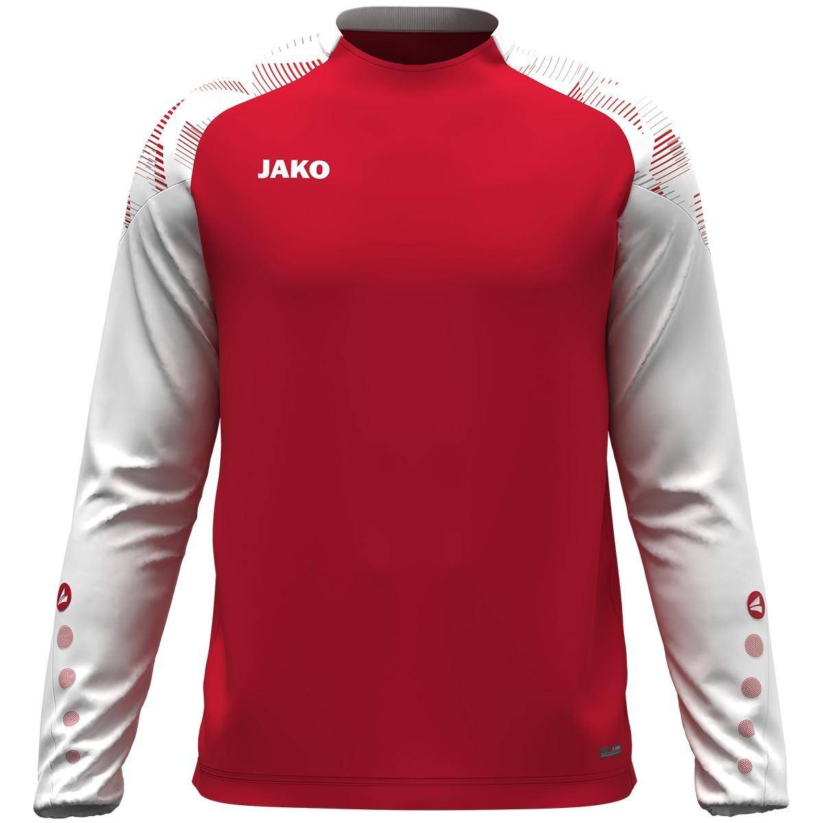 Jako Longsleeve Sonic Kinder rot/weiß