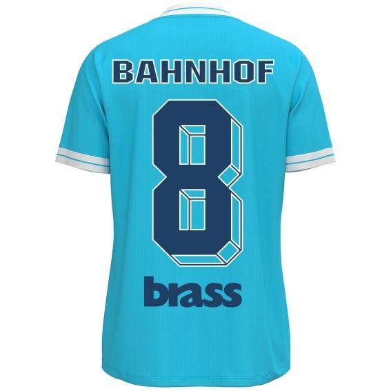 Bahnhöfer Away Trikot Retro KA Kinder lightblue