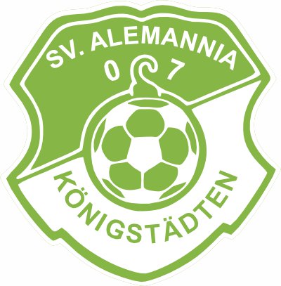 inkl. Wappen SV Alemannia Königstädten