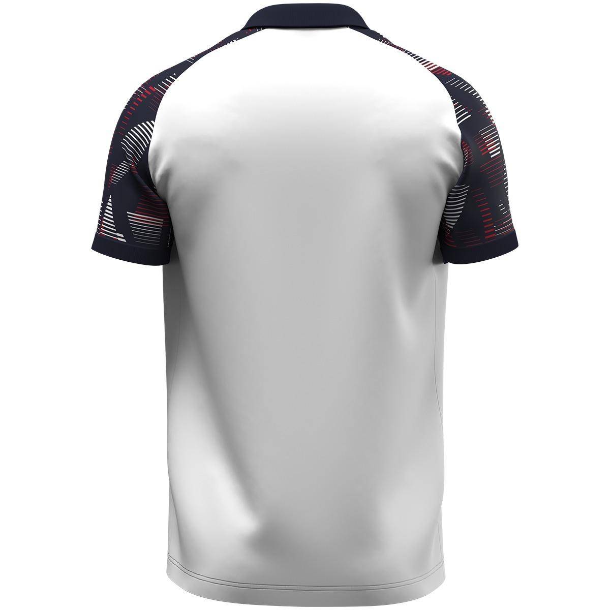 Jako Polo Sonic Kinder weiß/marine/rot