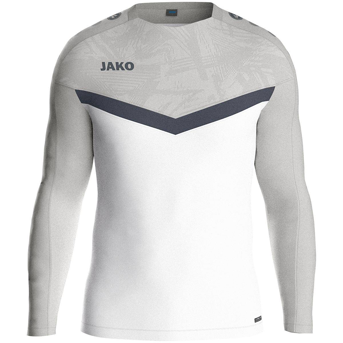 Jako Sweat Iconic Herren weiß/soft grey/ anthra light