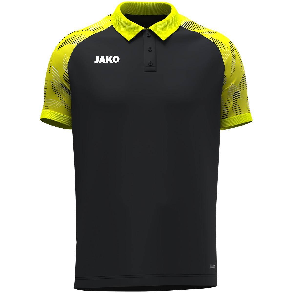 Jako Polo Sonic Kinder schwarz/neongelb
