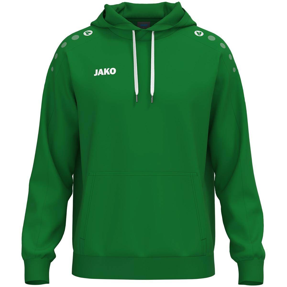 Jako Kapuzensweat One Cotton Kinder sportgrün