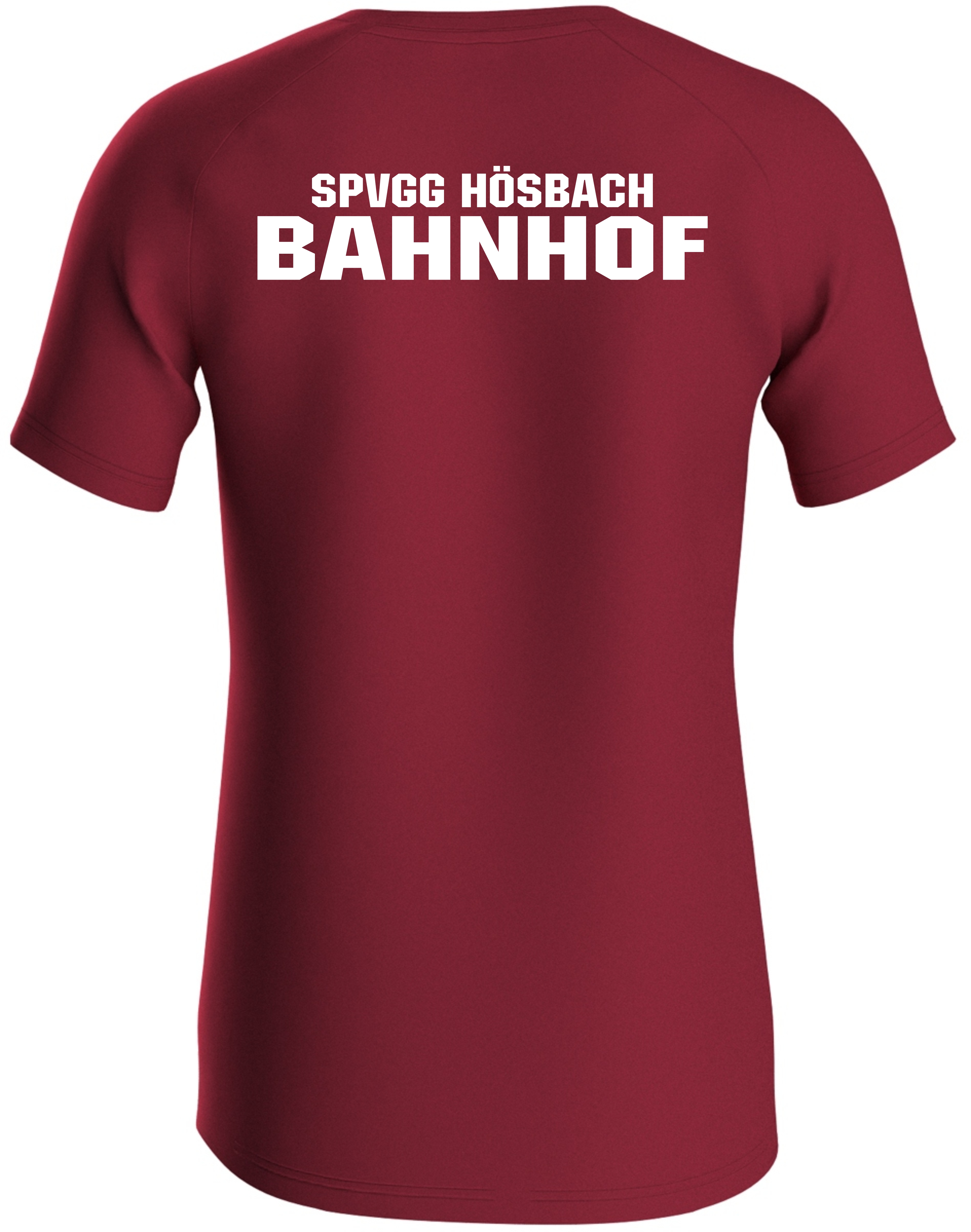 Bahnhöfer T-Shirt Iconic rot/weinrot