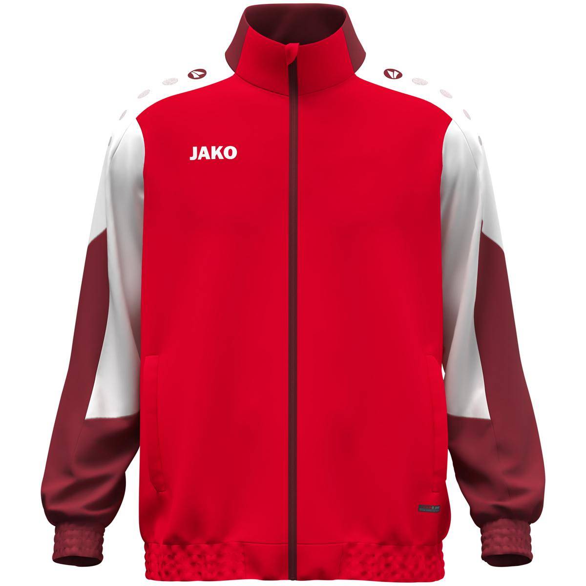 Jako Webjacke Dynamic Herren rot/weiß/dunkelrot