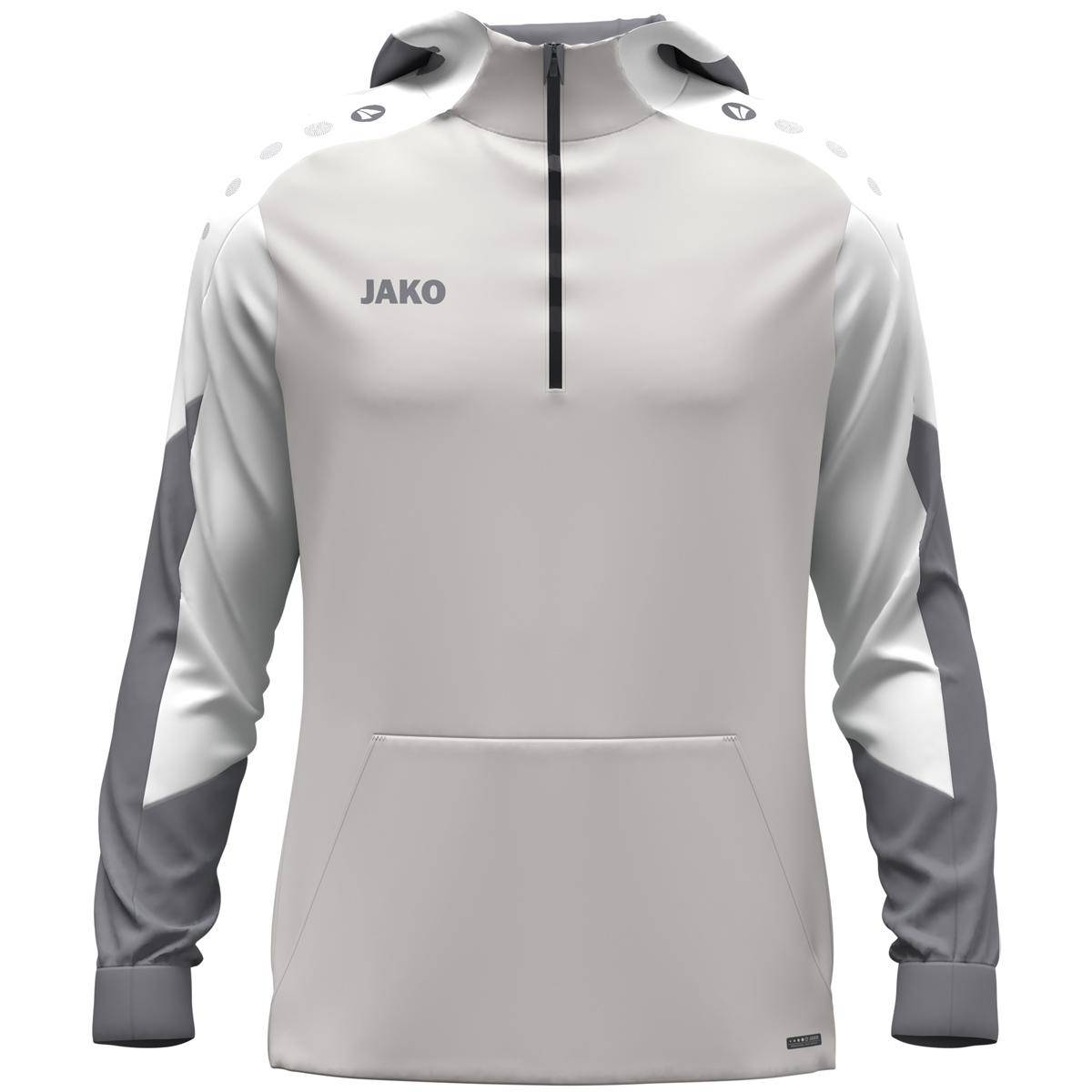 Jako Zip Hoodie Dynamic Herren hellgrau/weiß/grau