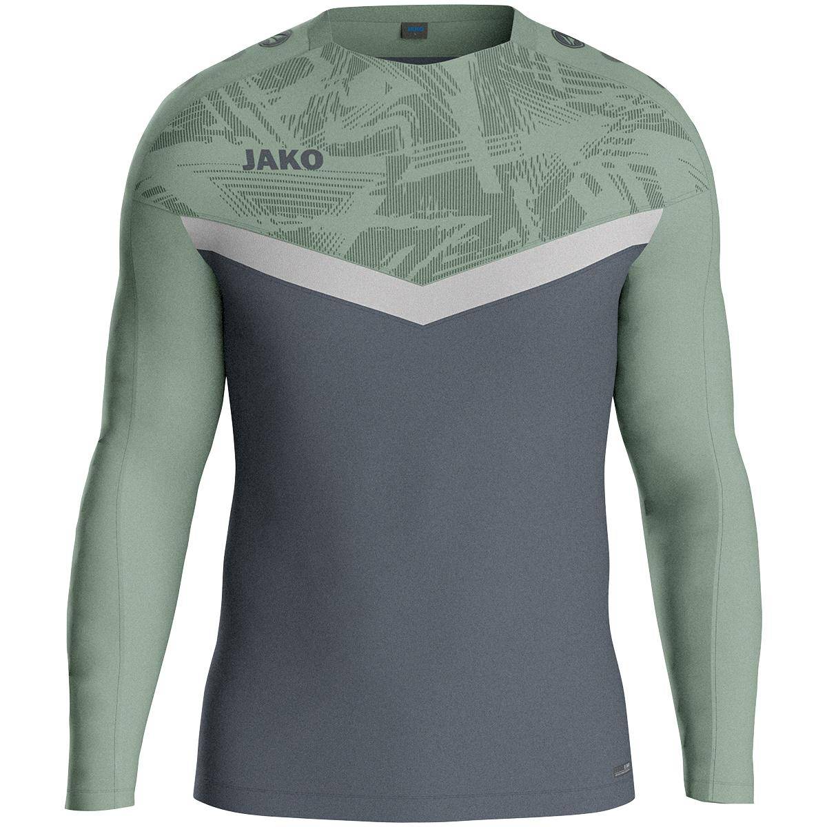 Jako Sweat Iconic Herren anthra light/mintgrün/ soft grey
