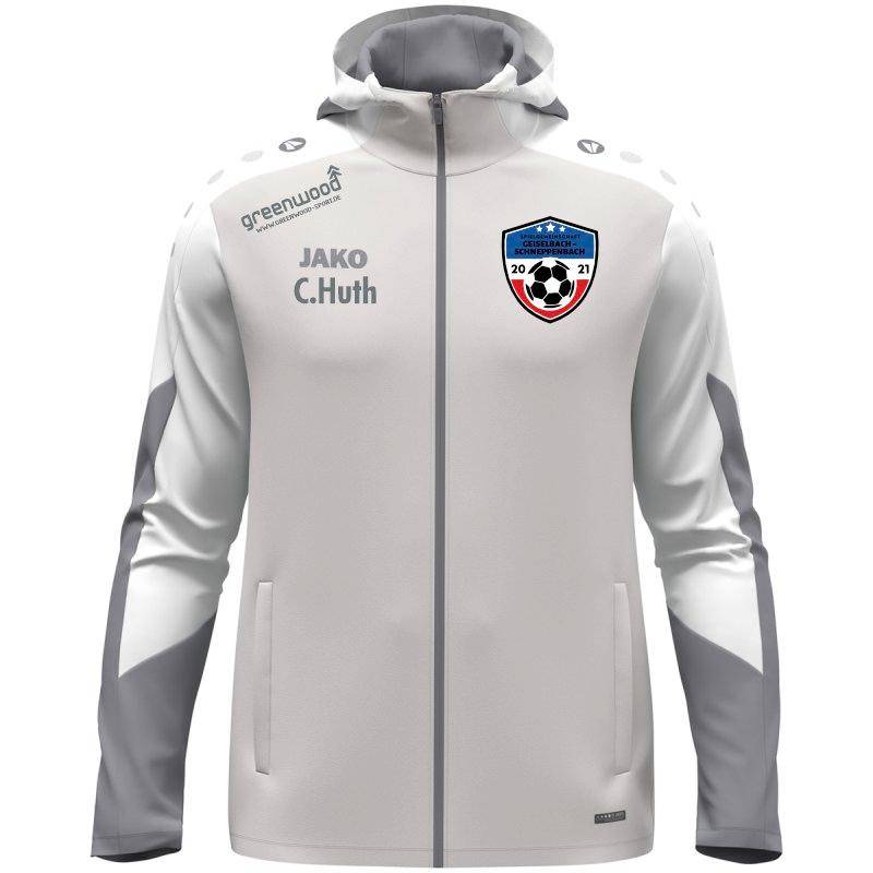 Jako Kapuzenjacke Dynamic SG Geiselbach-Schneppenbach Herren grau