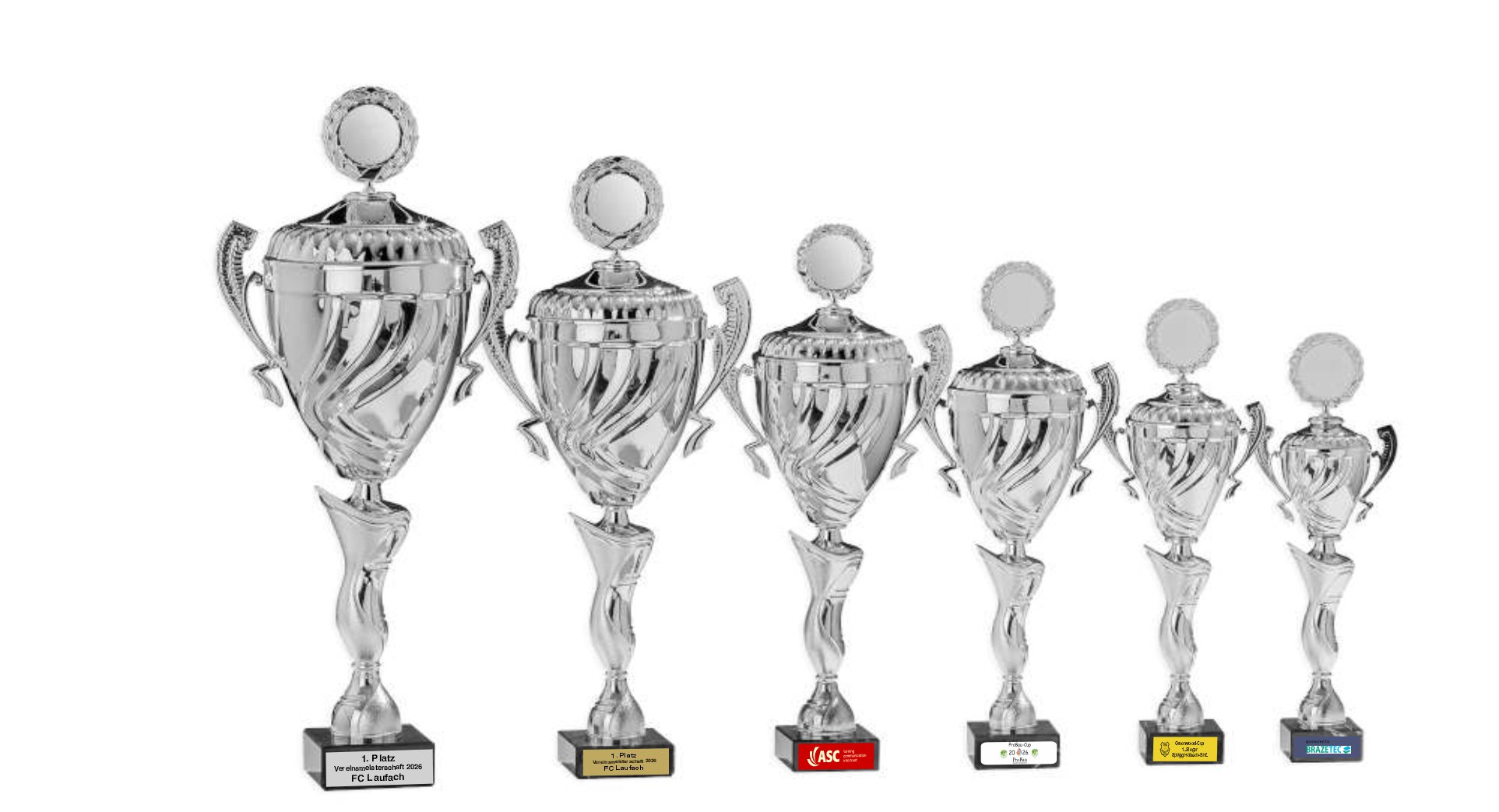 Pokal Silver Line silber