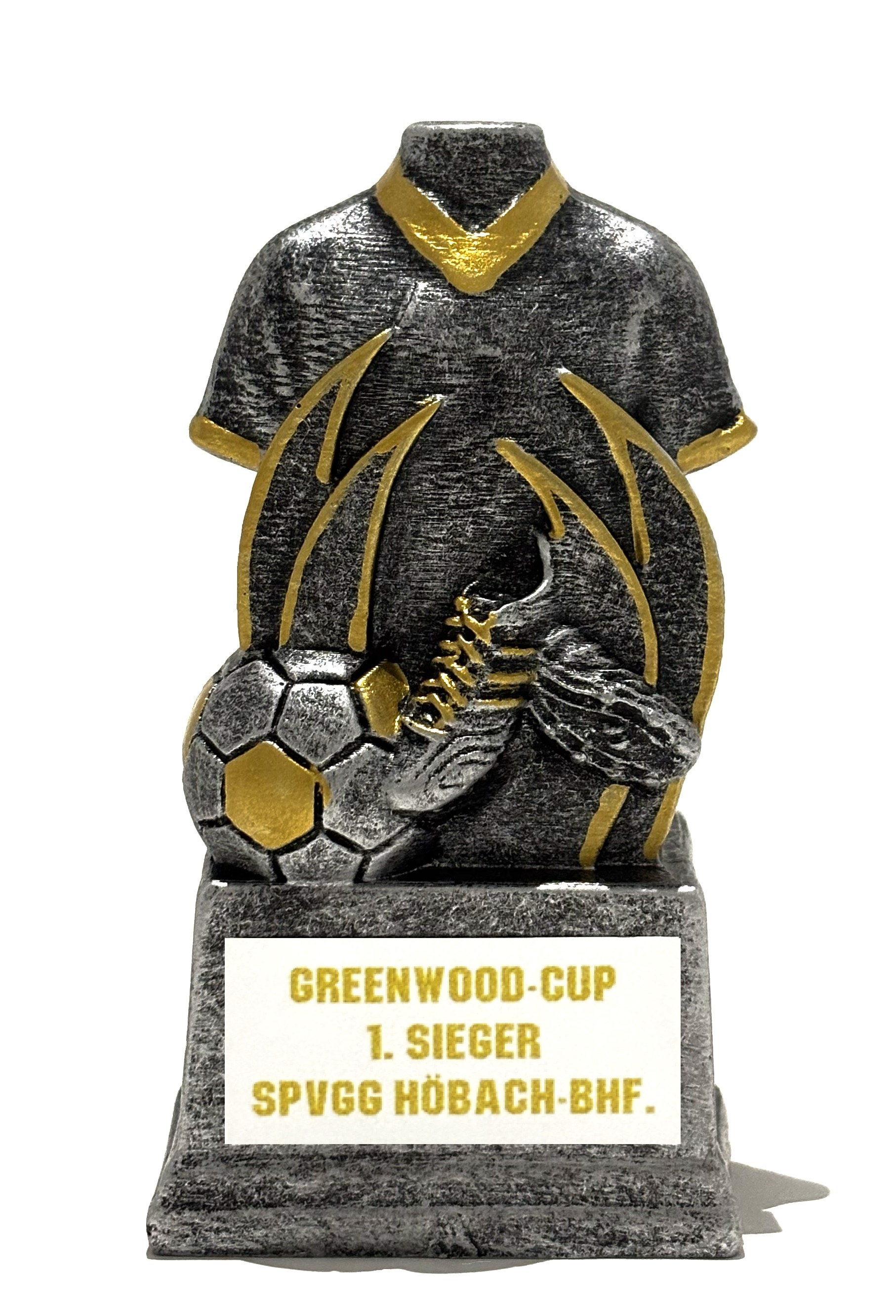 Minipokal Schutriba silber/gold