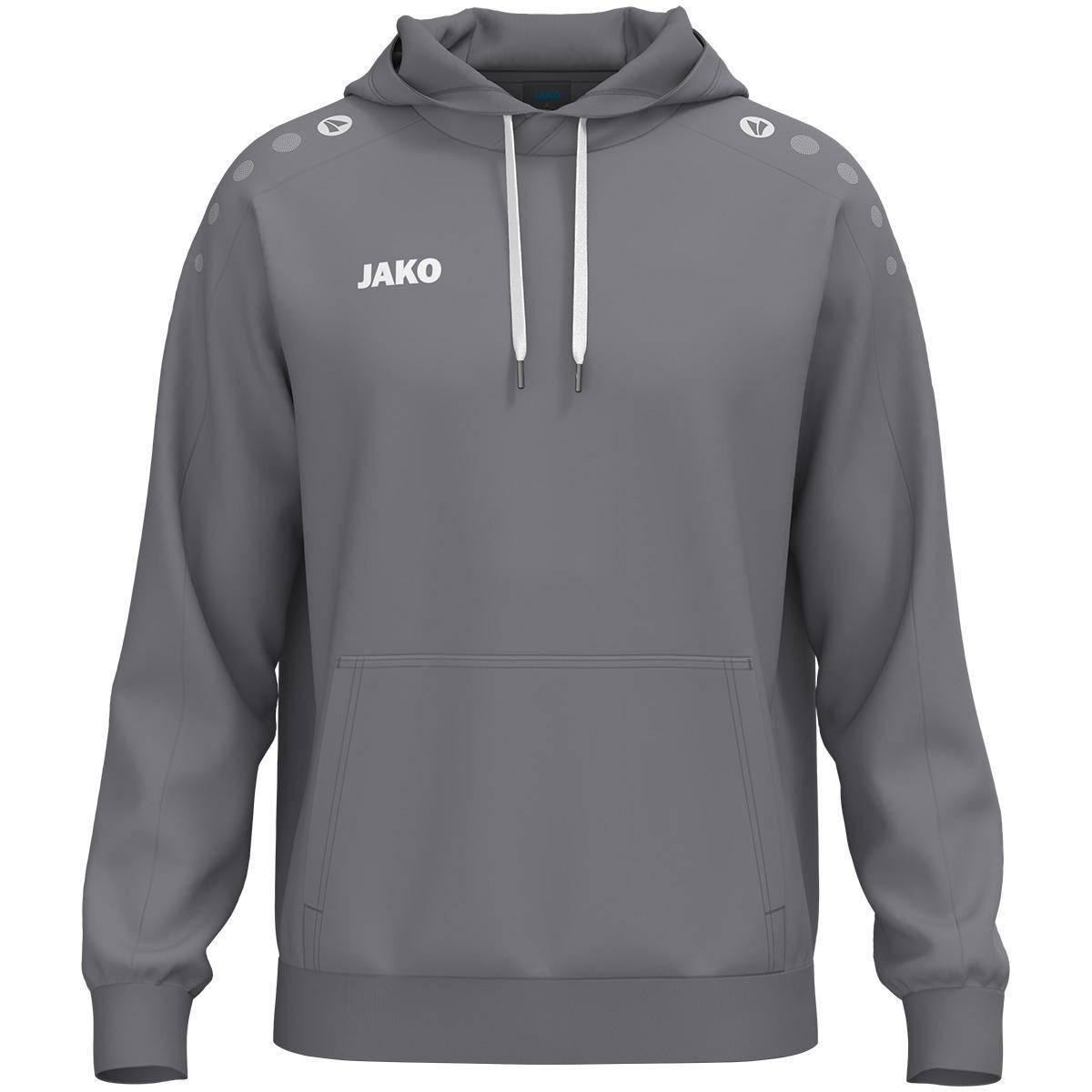 Jako Kapuzensweat One Cotton Kinder grau