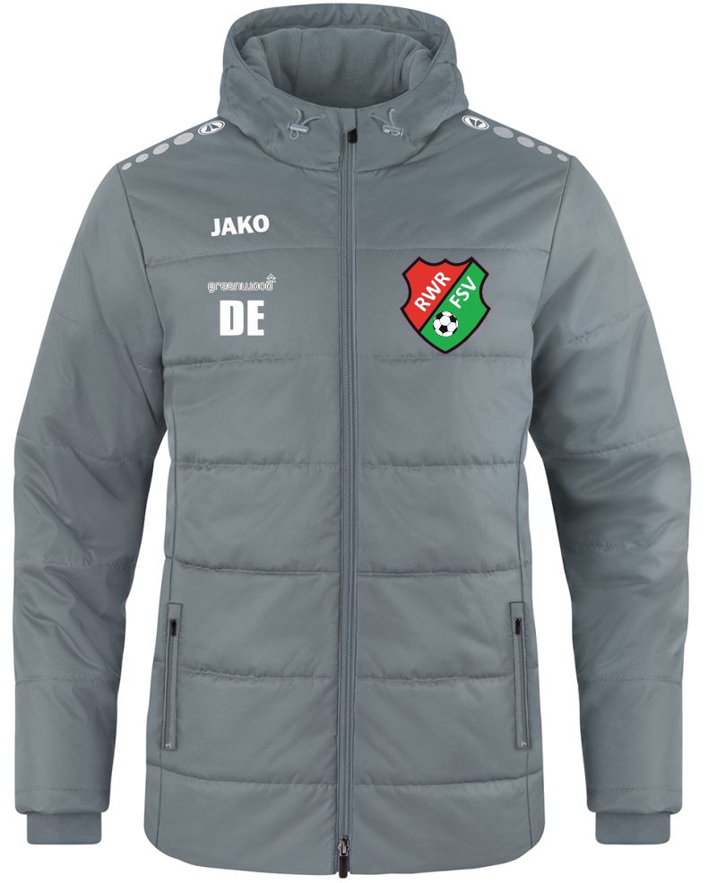 Coachjacke Kinder SG Mosbach-Radheim steingrau Coachjacke Kinder SG Mosbach-Radheim steingrau