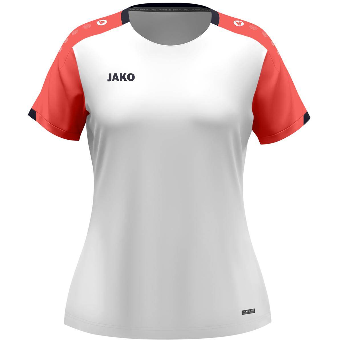 Jako T-Shirt Dynamic Damen weiß/coral/marine