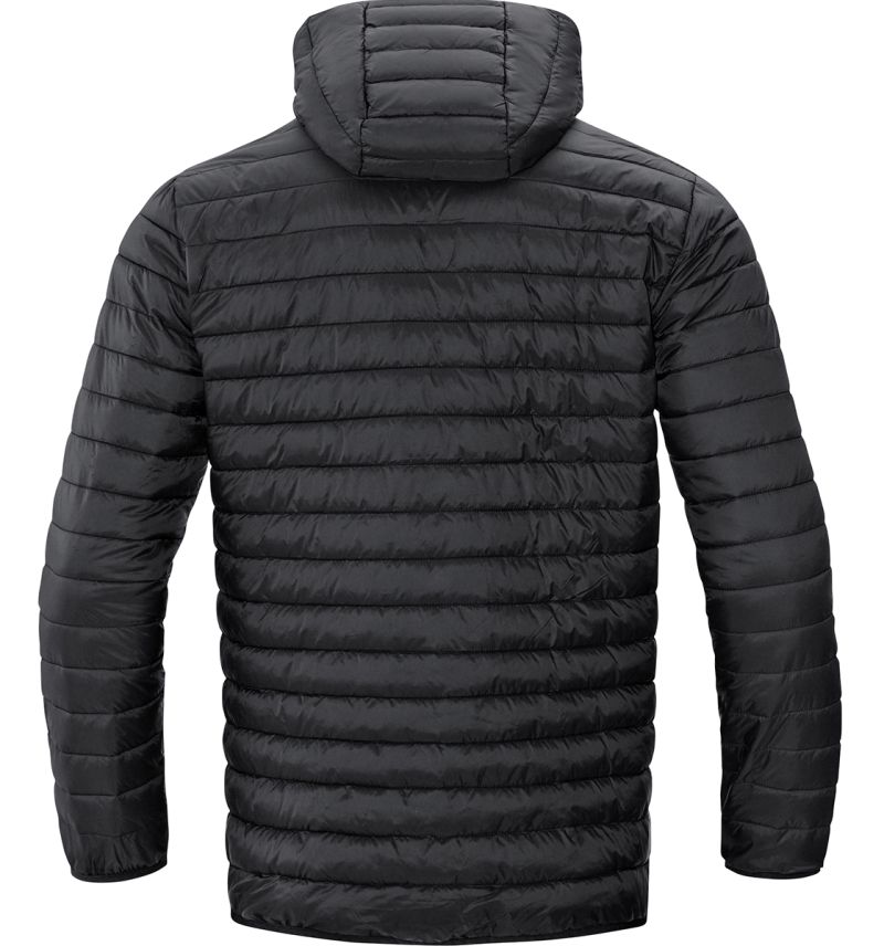 Steppjacke Kinder Bahnhöfer schwarz