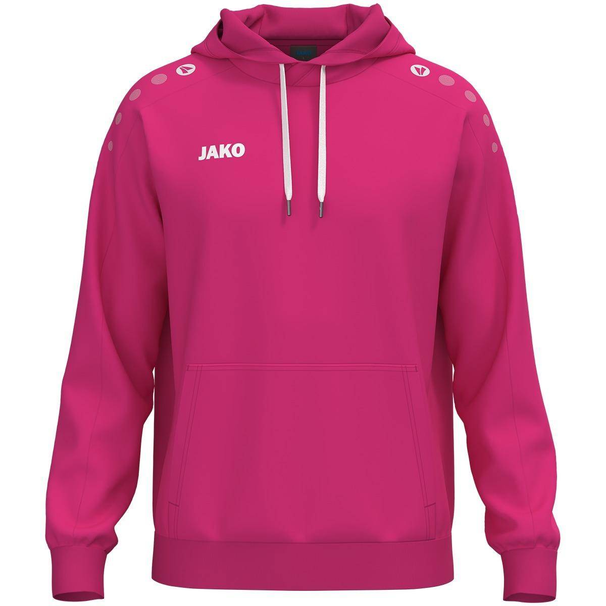 Jako Kapuzensweat One Cotton Kinder deep pink