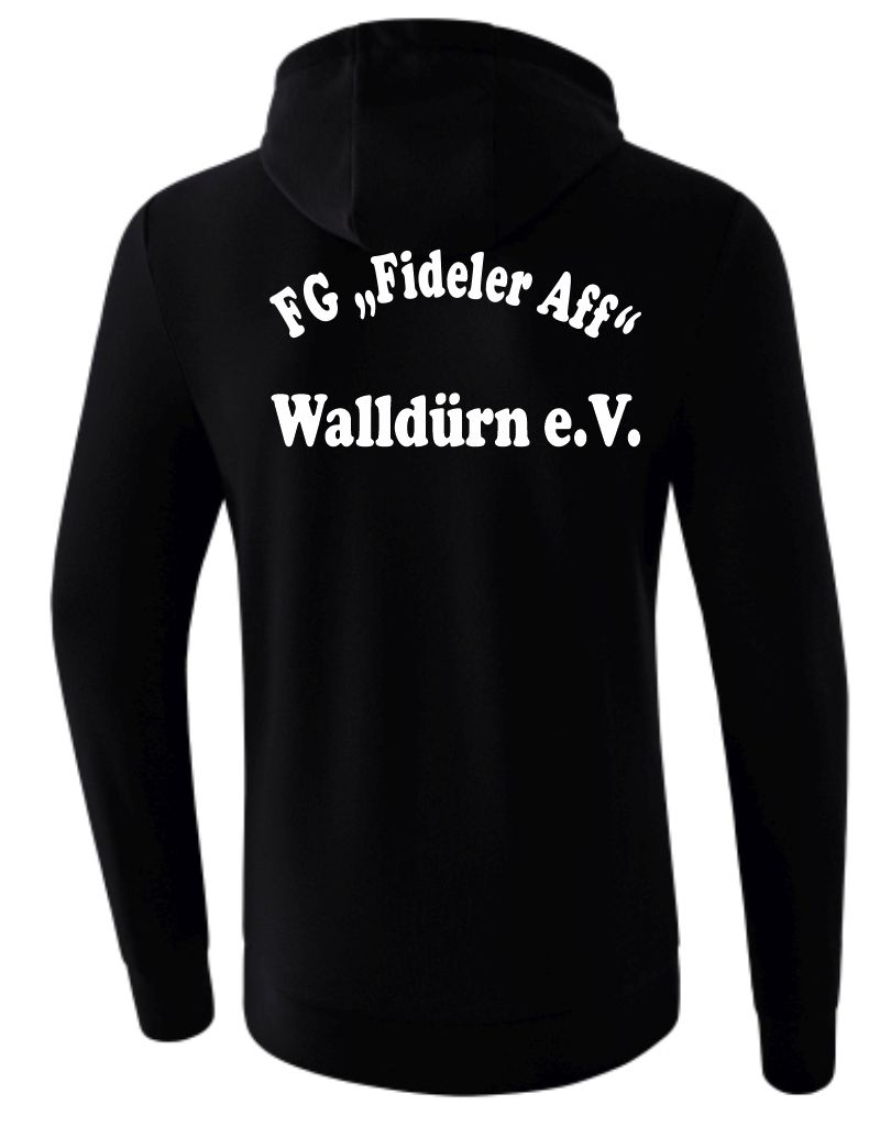 erima Kapuzensweat Basic FG Fideler Aff schwarz