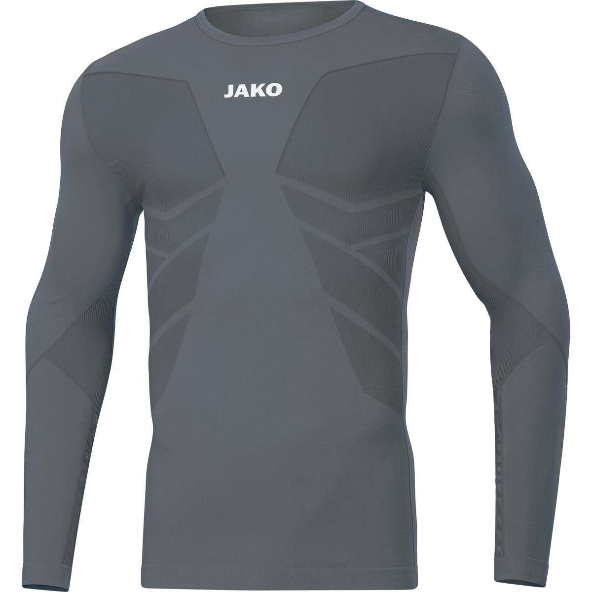 Jako Longsleeve Comfort 2.0 Herren steingrau