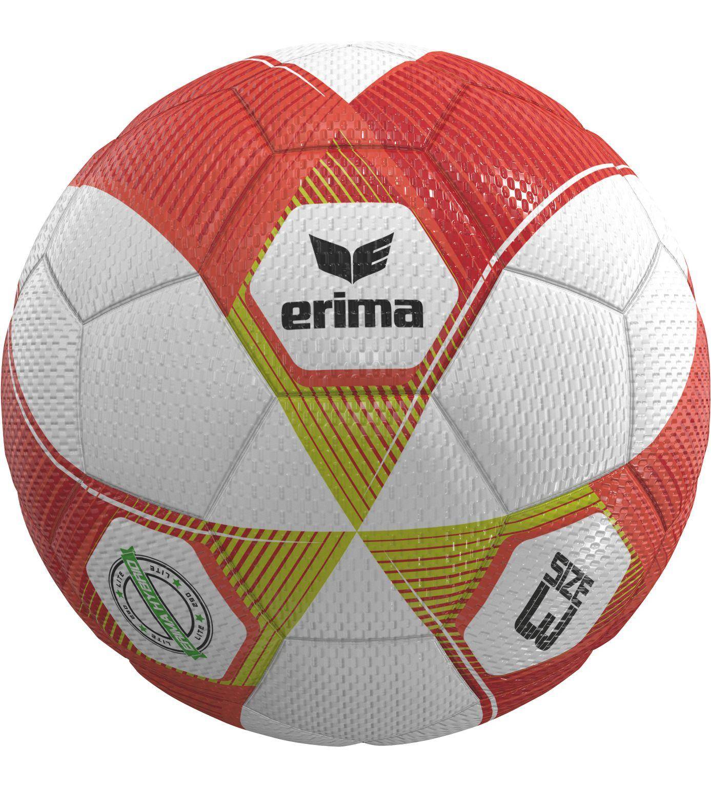 Erima HYBRID Lite 290, Gr.3 fiery-coral/lime