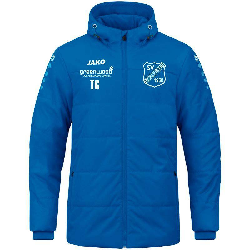 Coachjacke Team mit Kapuze SV 1930 Langenselbold Herren royal