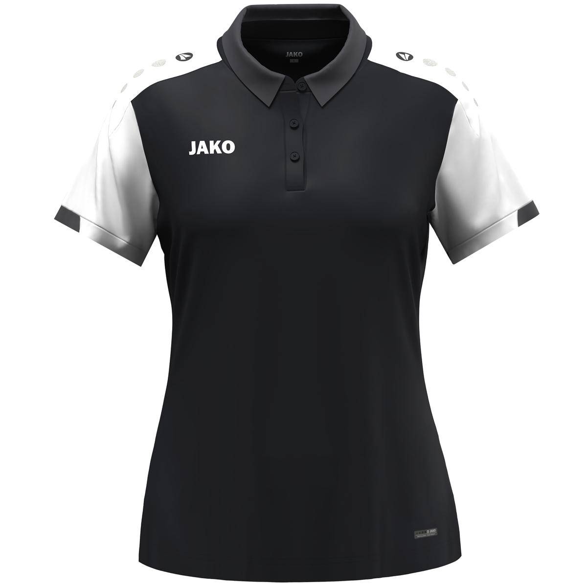 Jako Polo Dynamic Damen schwarz/weiß/anthrazit