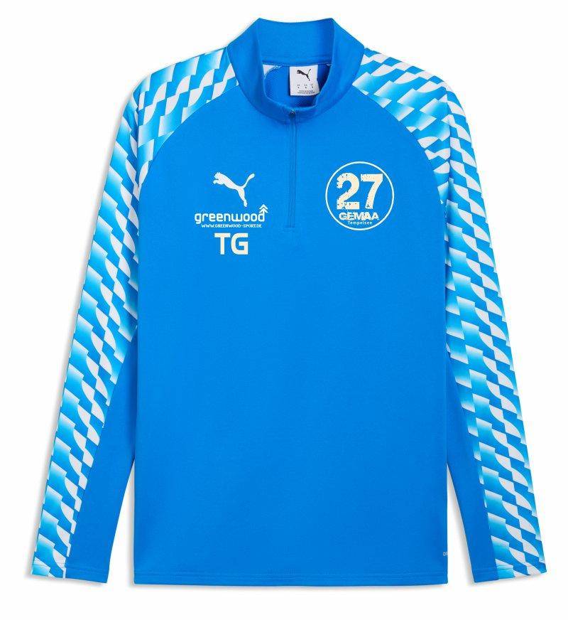 Puma teamLIGA26 Training Ziptop Kinder blau Gemaa
