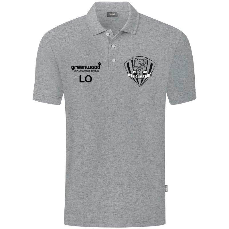 Polo Organic Erwachsene FC Wenigumstadt grau meliert