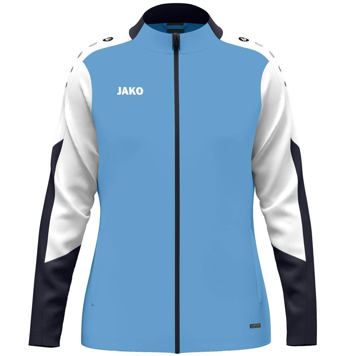 Jako Polyesterjacke Dynamic Damen skyblue/weiß/marine
