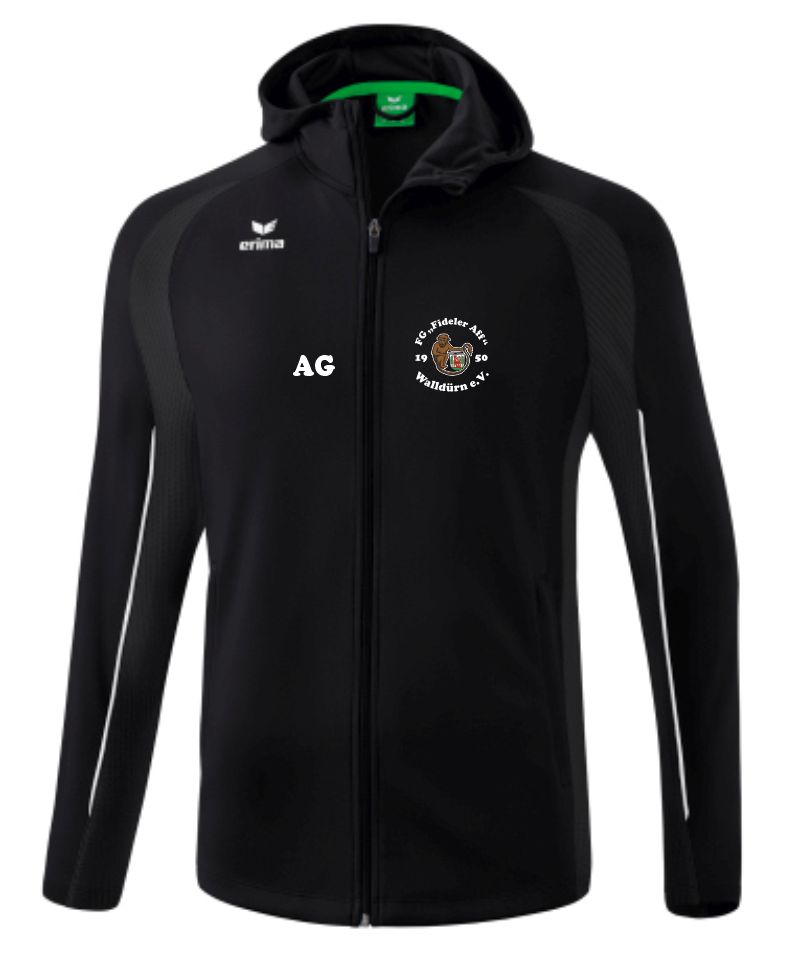 erima Trainingsjacke FG Fideler Aff  schwarz/weiß