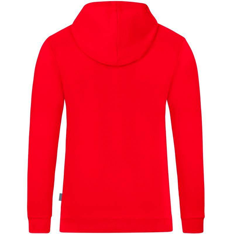 Jako Kapuzensweat Organic Herren rot  SG Mensengesäß/Brücken