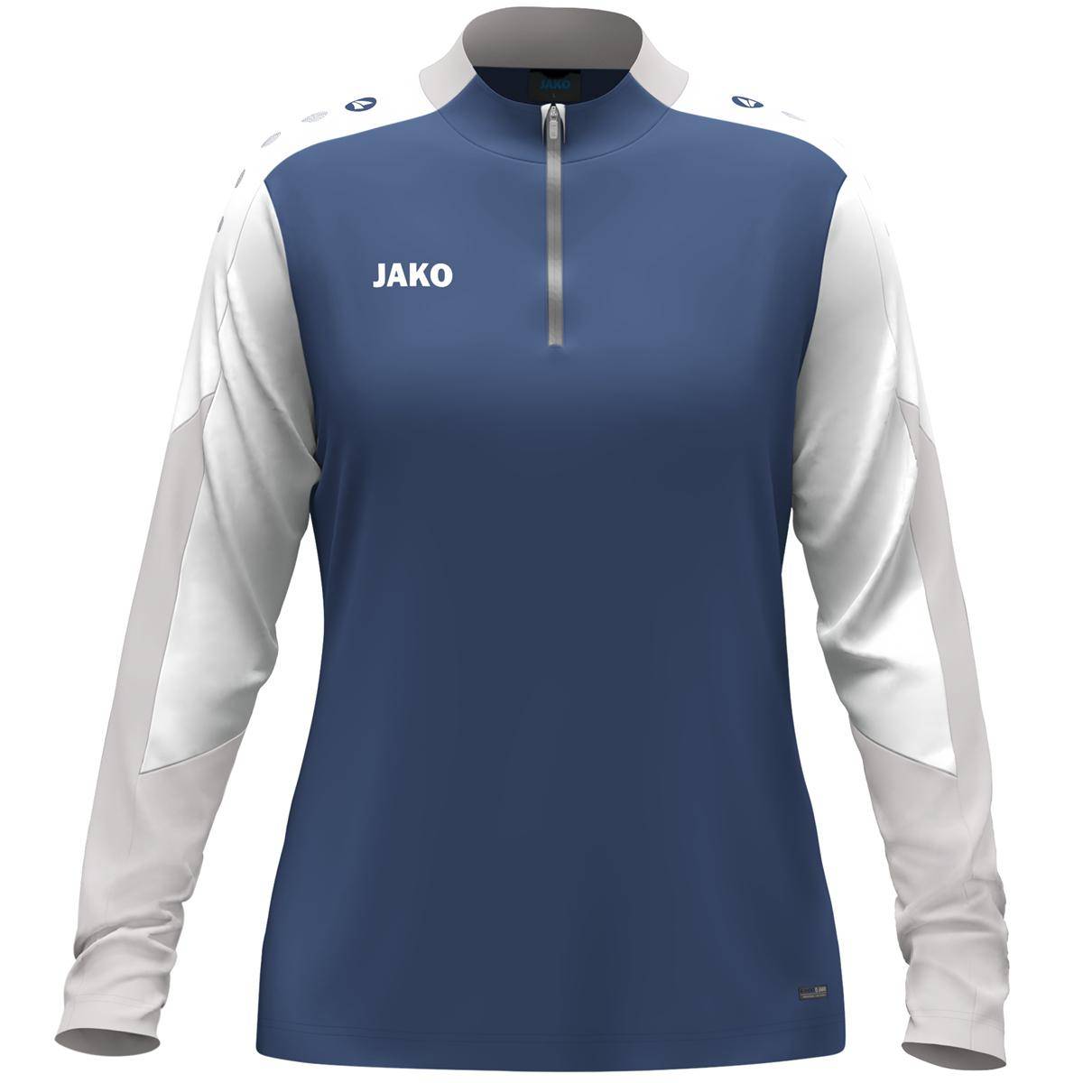 Jako Ziptop Dynamic Damen nachtblau/weiß/hellgrau