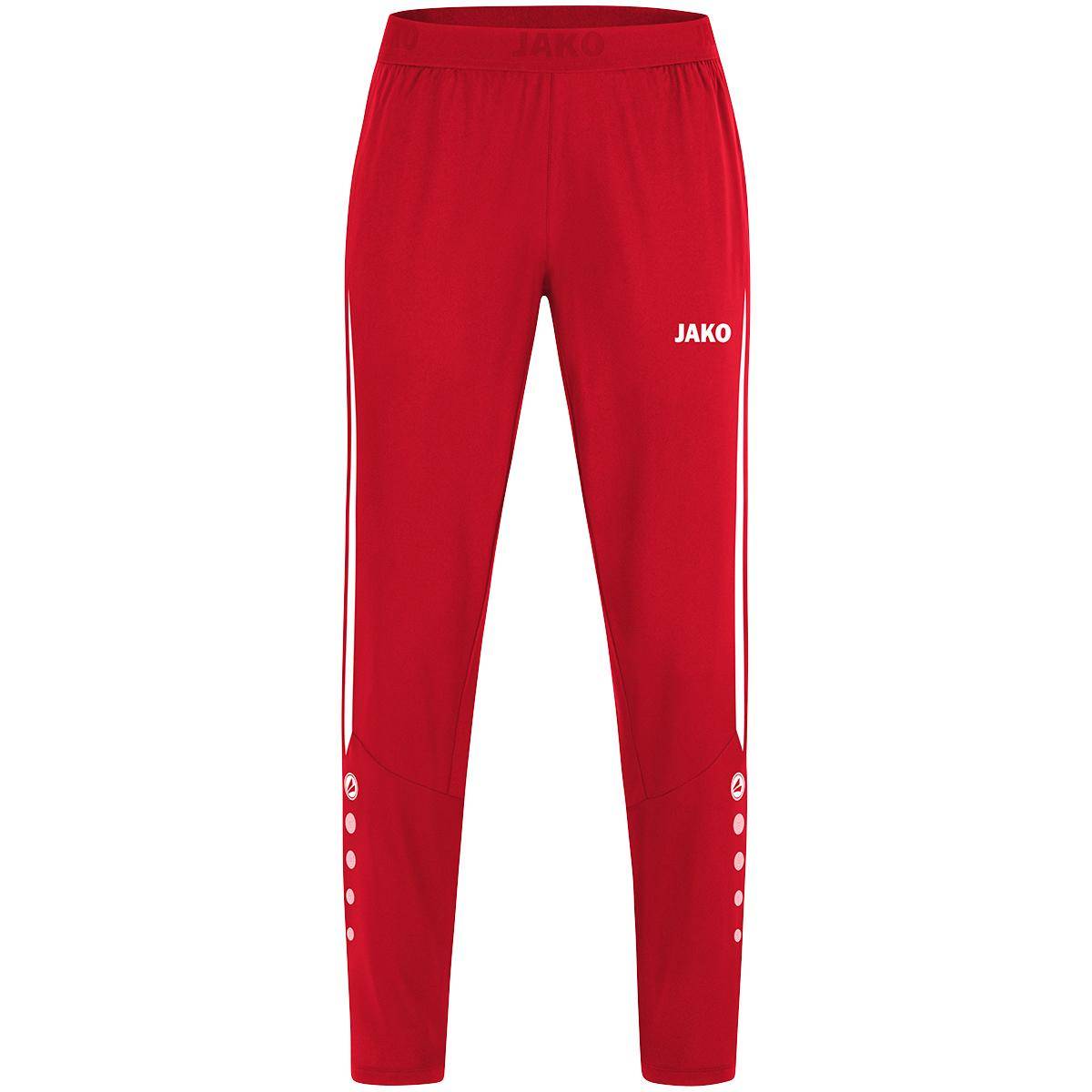 Jako Freizeithose Power Damen rot/weiß