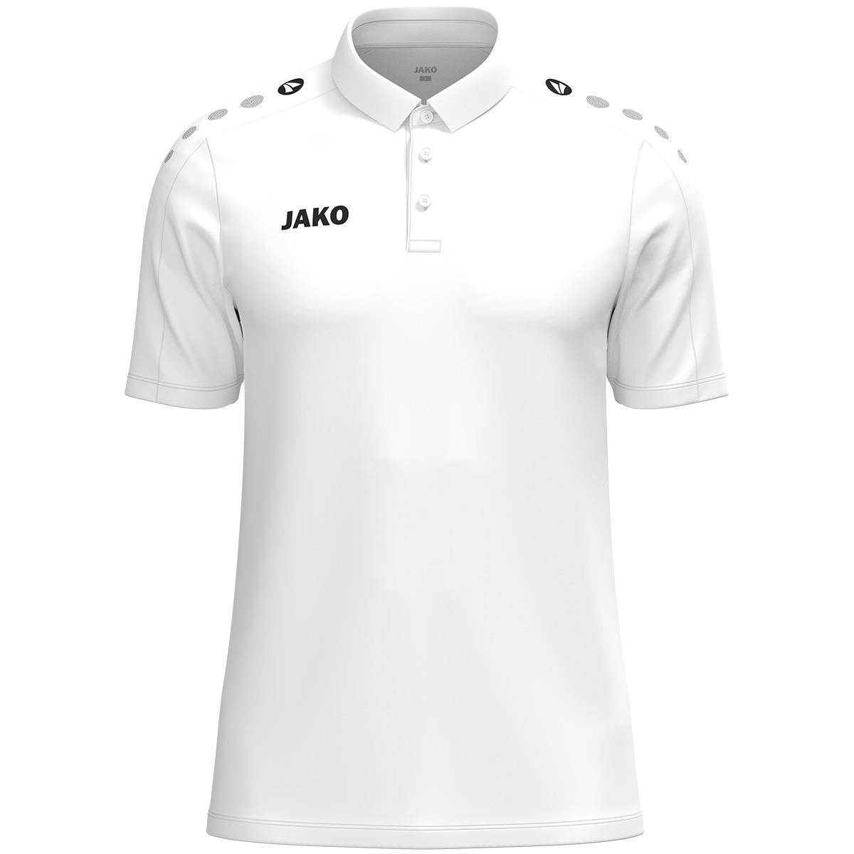 Jako Polo One Cotton weiß