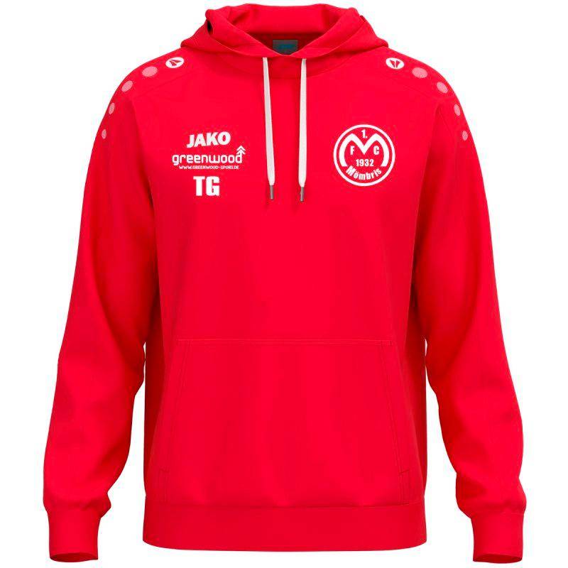 Kapuzensweat One Cotton Herren Mömbris rot